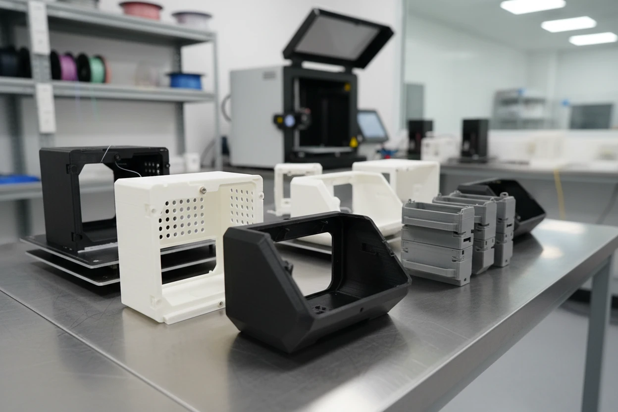 Kleinserie von 3D-gedruckten Gehäusen für Elektronik