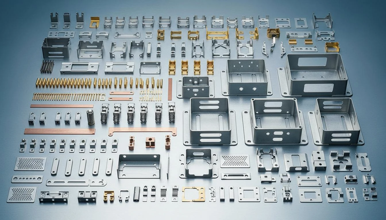 Präzise gestanzte und gebogene Blechteile: Gehäuse, Konstruktionsteile und Elektronikkomponenten