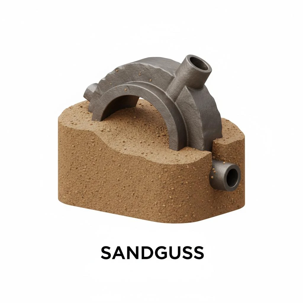 Sandguss Gussteil in Form